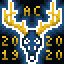 An Animal Crossing poster with the Allegheny College Bucktails logo, and the years 2019 and 2020.