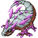 A sprite of Revigator, a metal plated crocodile-beast.
